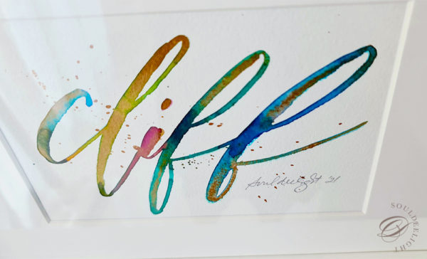 watercolor calligraphy